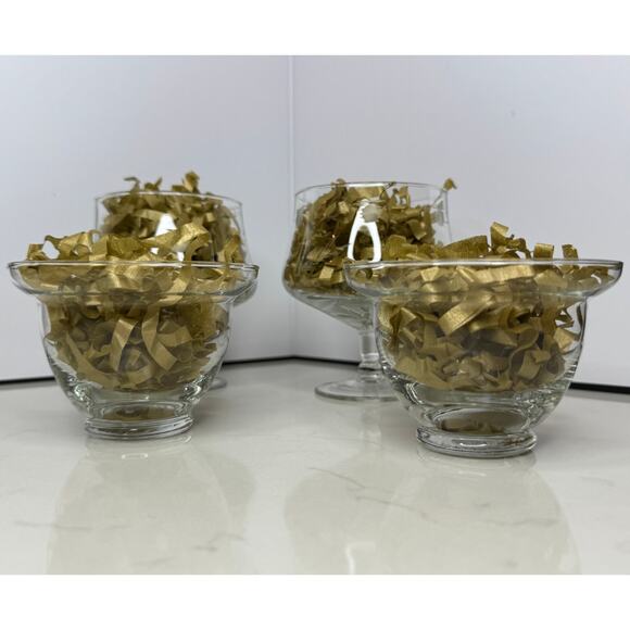 Kosta Boda 2-Piece Blown Glass Shrimp Cocktail Serving Dish Set (2) - MULTI USE - Picture 2 of 10